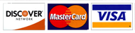 Discover | MasterCard | Visa